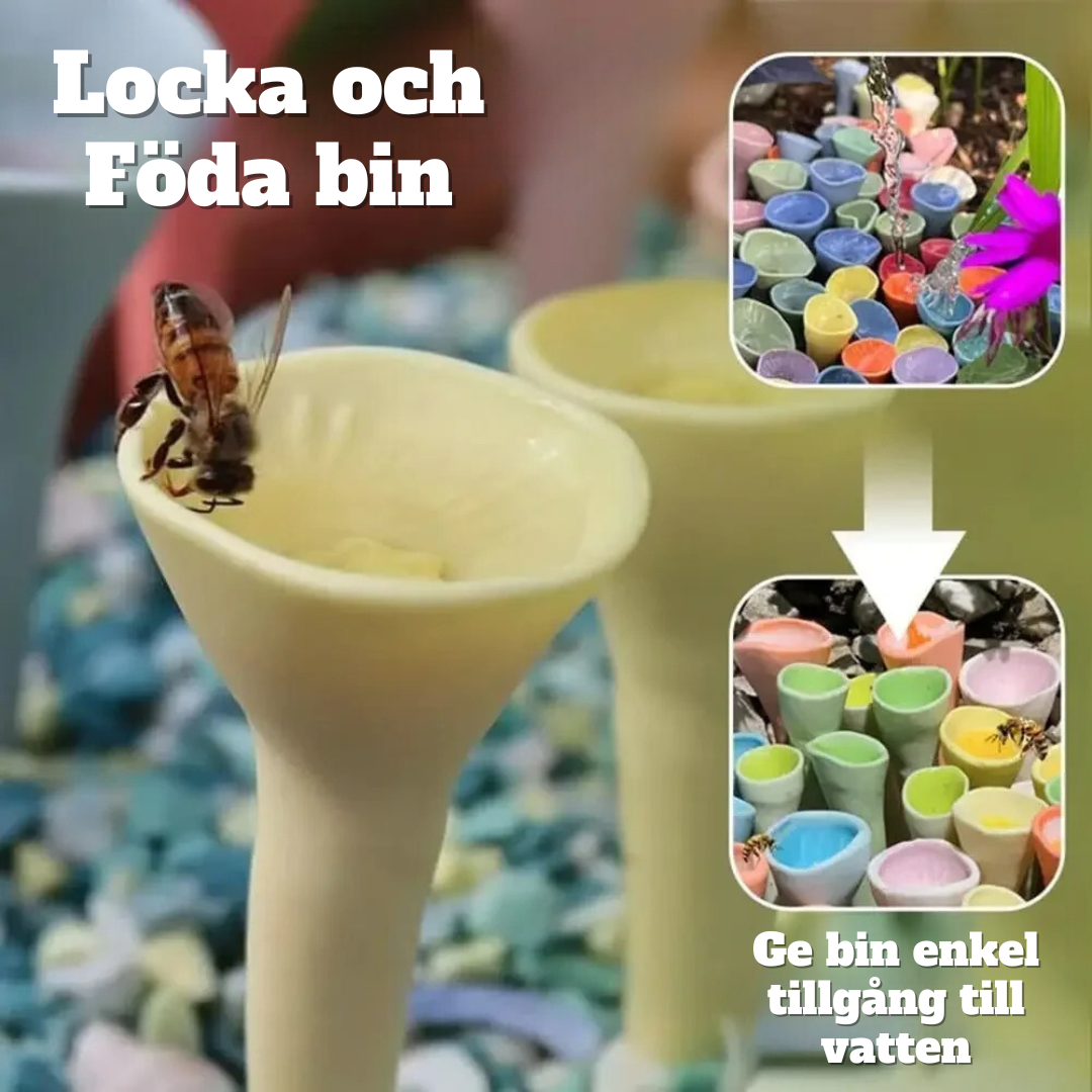 Bee Cups® | 5st Vattenkoppar för Bin